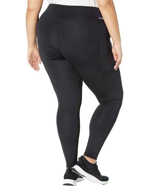 Брюки Columbia Plus Size Columbia Lodge Tights, черный/белый