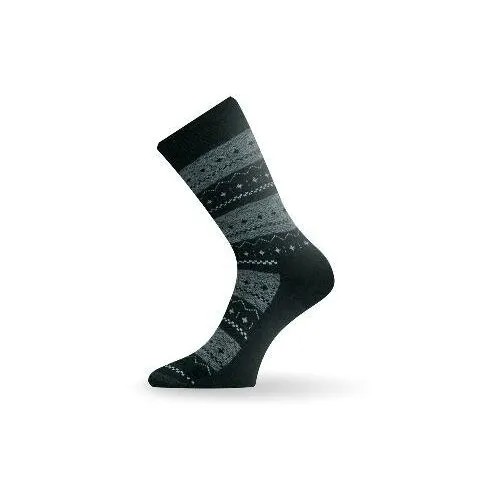 Носки Lasting, размер M, черный, серый