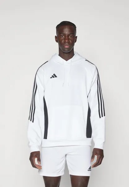 Толстовка TIRO HOODIE adidas Performance, цвет white/black