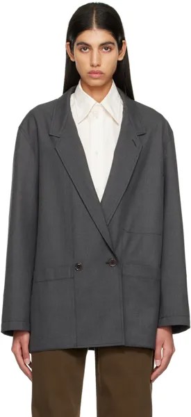 Серый пиджак в стиле спецодежды LEMAIRE