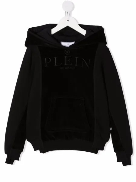 Philipp Plein толстовка с капюшоном и вышитым логотипом