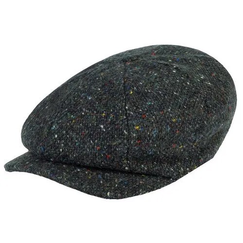 Кепка HANNA HATS арт. JP Tweed JP2 (серый / коричневый), размер 59