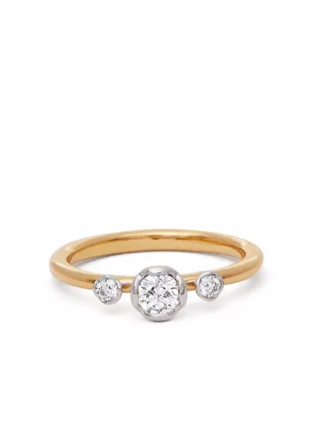Annoushka кольцо из желтого золота с бриллиантами