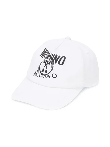 Moschino Kids кепка с логотипом и принтом