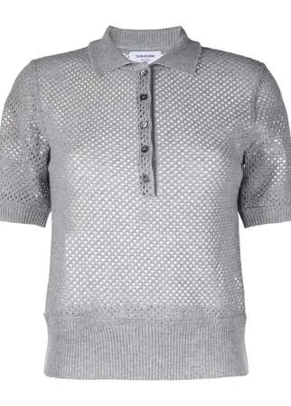 Thom Browne кашемировая рубашка поло