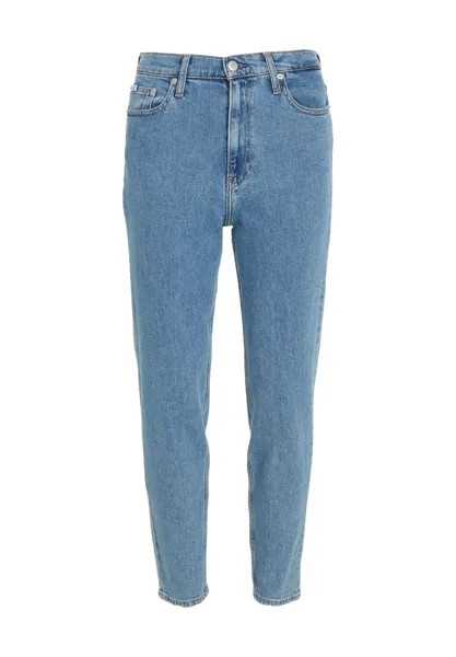 Джинсы Mom Fit, пятикарманные, женские Calvin Klein Jeans, цвет Mid Blue