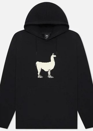 Мужская толстовка Nike SB Llama Fleece Hoodie, цвет чёрный, размер L