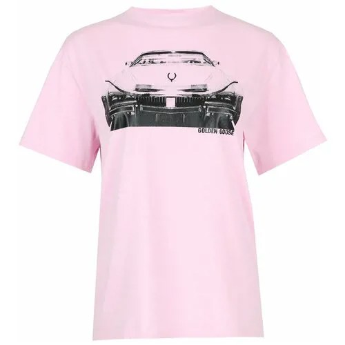 Футболка GOLDEN GOOSE Розовый