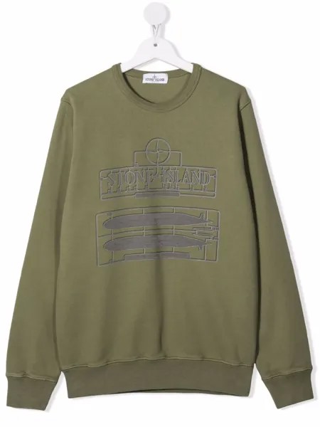 Stone Island Junior толстовка с логотипом