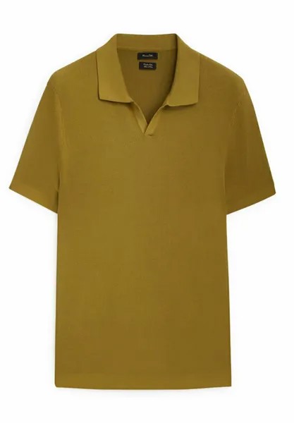 Поло Short Sleeve Massimo Dutti, цвет olive