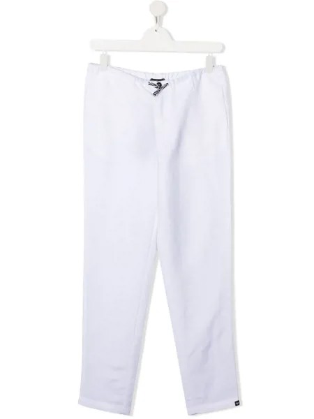 Emporio Armani Kids спортивные брюки прямого кроя