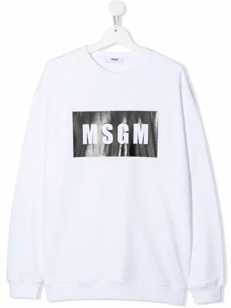 MSGM Kids толстовка с логотипом