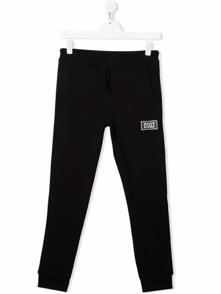Dsquared2 Kids спортивные брюки с нашивкой-логотипом