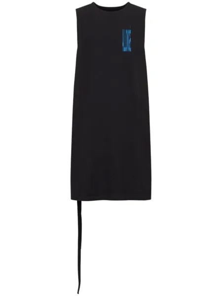 MM6 Maison Margiela длинный топ без рукавов, черный