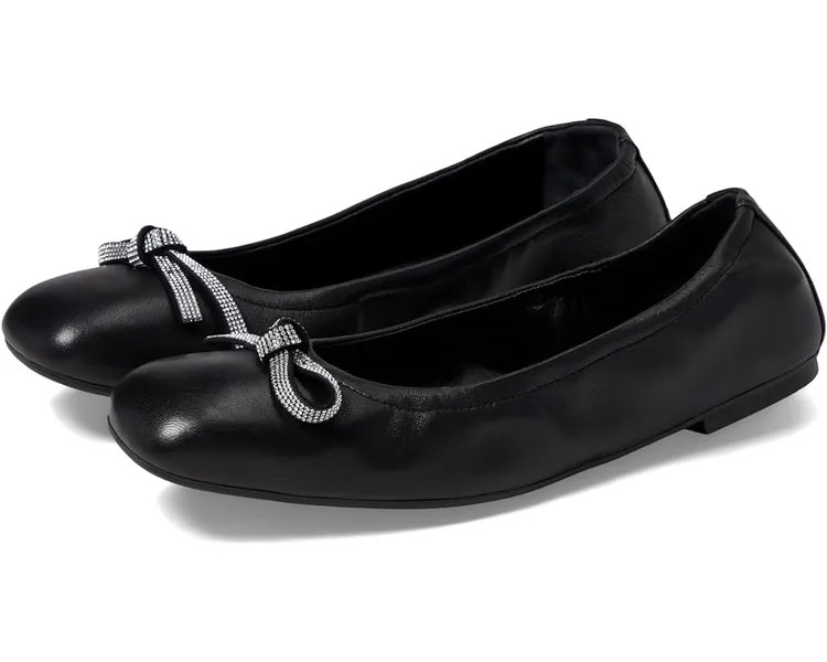 Туфли на плоской подошве Stuart Weitzman Sw Bow Ballet Flat, черный