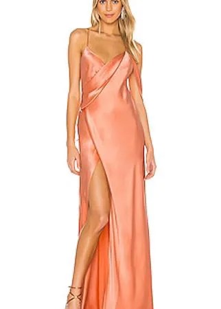 Вечернее платье с запахом strappy - Michelle Mason