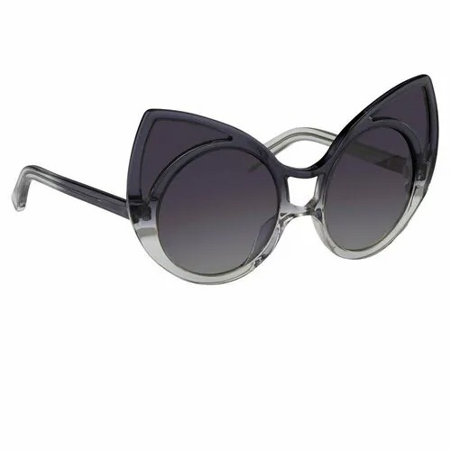 Солнцезащитные очки Linda Farrow KR1C16SUN, черный