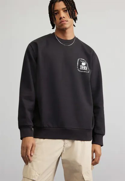 Толстовка Stamp State Carhartt WIP, цвет black/white