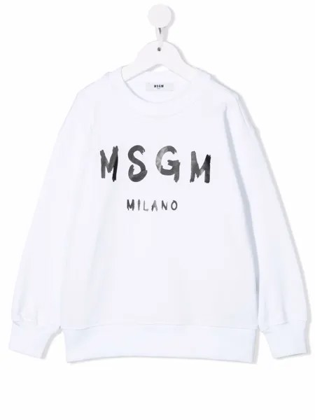 MSGM Kids толстовка с логотипом