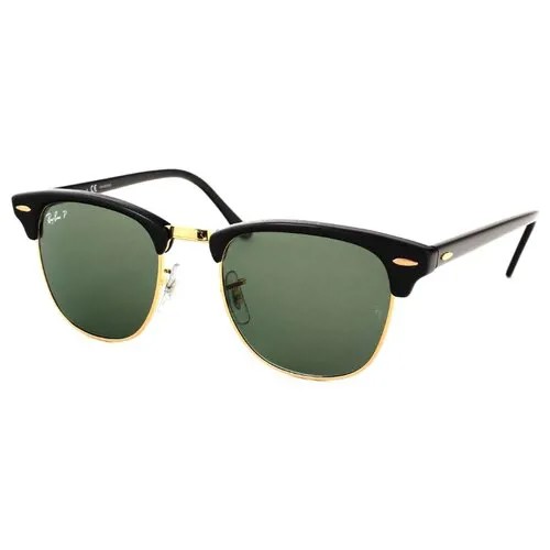 Солнцезащитные очки Ray-Ban Ray-Ban RB 3016 901/58 RB 3016 901/58, черный, зеленый