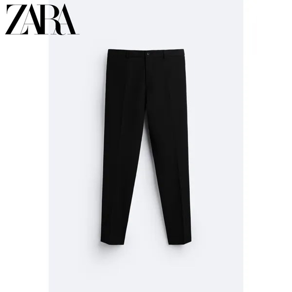 Zara весенний новый мужской черный деловой костюм, повседневные брюки 1564521 800, цвет черный