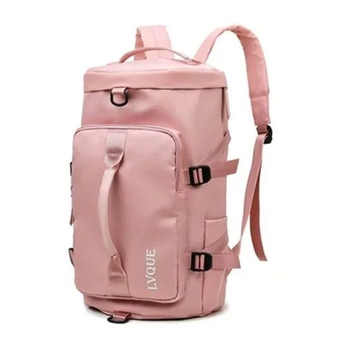 Сумка-рюкзак Oem, 20 л, 20х25х46 см, отделение для обуви, розовый