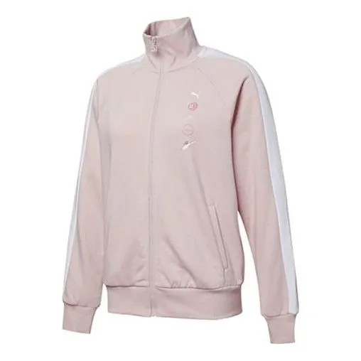 Куртка (WMNS) PUMA Formstripe Stand-up Collar Jacket Coat Pink, розовый