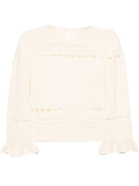 ZIMMERMANN джемпер Waverly, нейтральный цвет