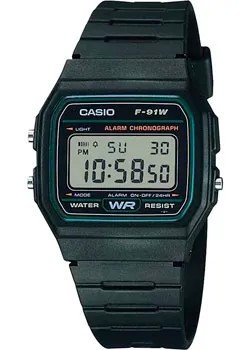 Японские наручные  мужские часы Casio F-91W-3. Коллекция Vintage
