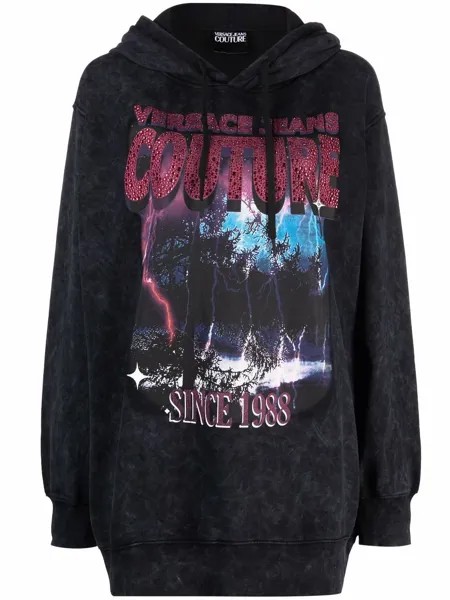 Versace Jeans Couture худи с графичным принтом