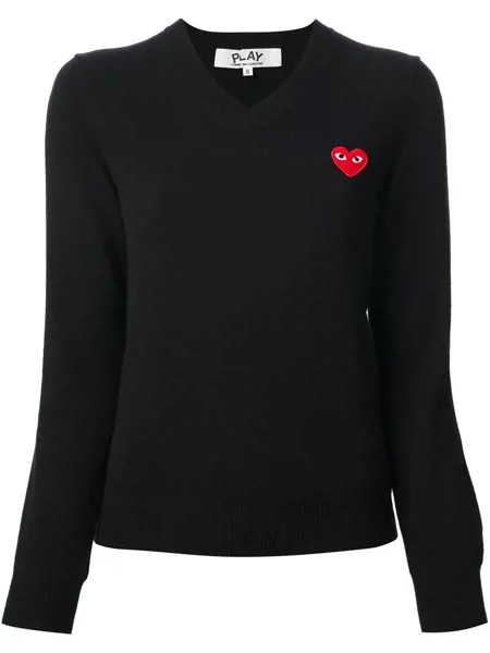 Comme Des Garçons Play свитер с V-образным вырезом