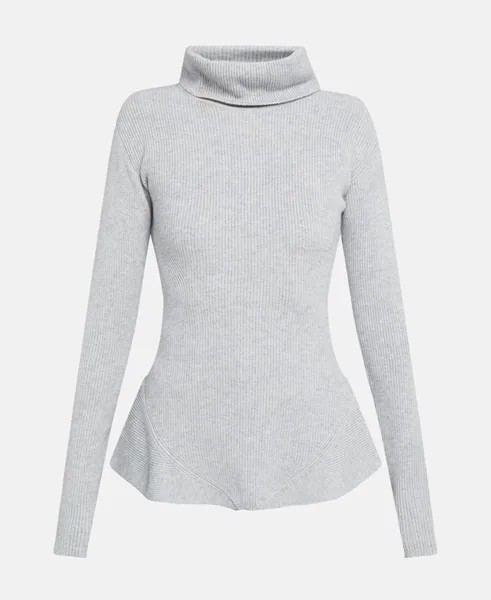 Пуловер с высоким воротником Apart, серый