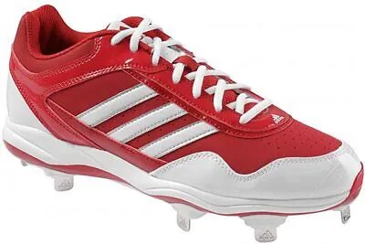 Adidas Mens Excelsior Pro Low Metal Boots, красный/белый/серебристый, 13,5 D(M) США