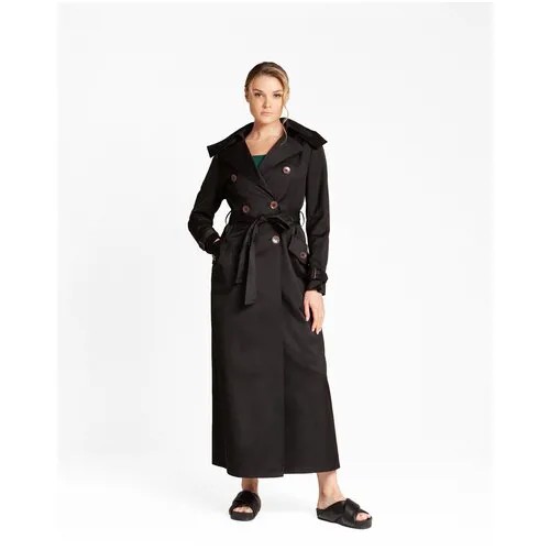 Плащ Ummami с капюшоном (черный, L/XL)