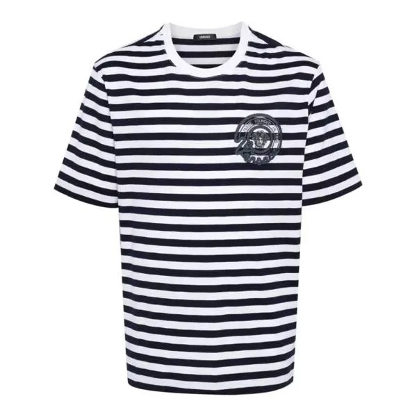 Футболка ed nautical stripes t-shirt Versace, мультиколор