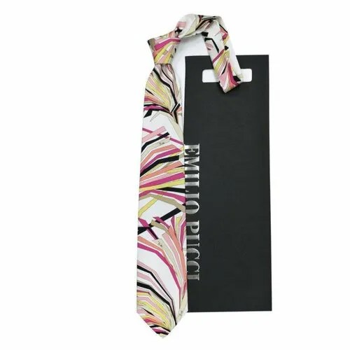 Галстук Emilio Pucci, белый