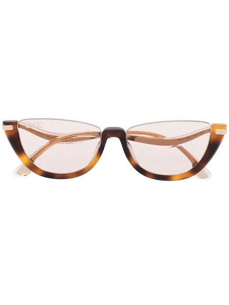 Jimmy Choo Eyewear солнцезащитные очки в оправе 'кошачий глаз'