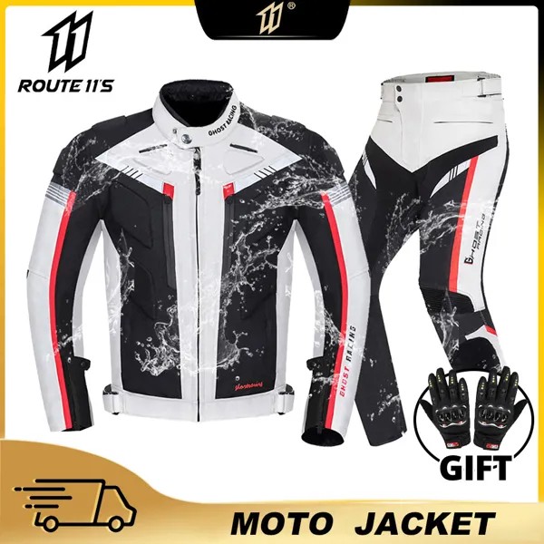Мотоциклетная куртка GHOST RACING, защитная Экипировка для езды на мотоцикле, водонепроницаемая ветрозащитная одежда для мотоциклистов, мотоцик...