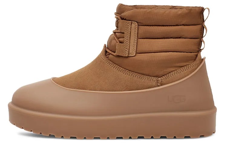 Зимние сапоги UGG classic mini, коричневый
