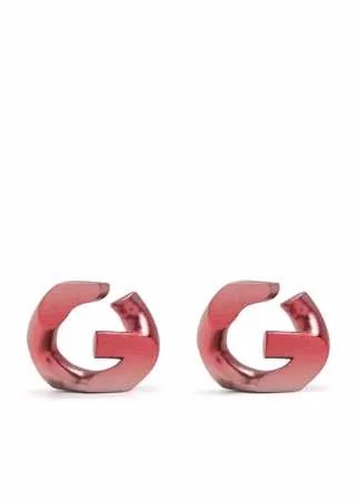 Givenchy серьги в форме буквы G
