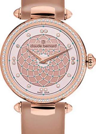 Швейцарские наручные  женские часы Claude Bernard 20509-37RCBEIR. Коллекция Dress Code