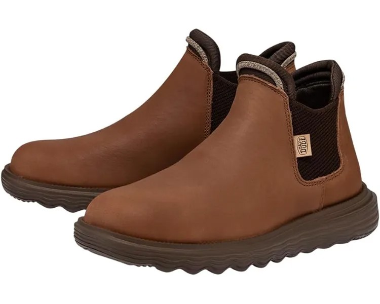 Ботинки Hey Dude Branson Craft Leather, цвет Cognac