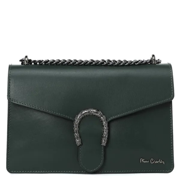 Сумка женская Pierre Cardin 1923 BOX темно-зеленая