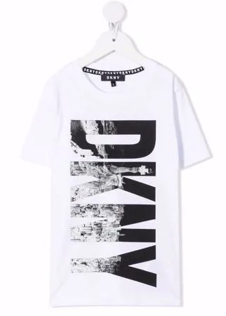 Dkny Kids футболка с принтом New York