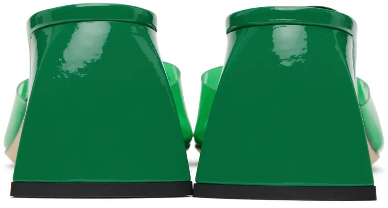Зеленые босоножки на каблуке Romy Clover BY FAR