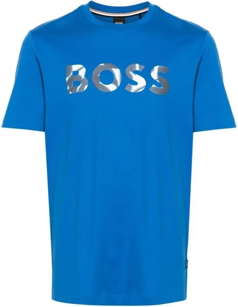 Мужская футболка с короткими рукавами и круглым вырезом Hugo Boss Thompson 15, королевский синий