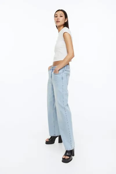 Джинсы женские H&M 1113296002 голубые 58 IT (доставка из-за рубежа)