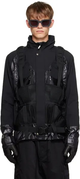 Черная куртка-рюкзак Junya Watanabe