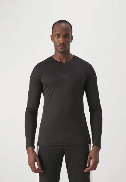 Майка Teamgoal Baselayer Tee Puma, цвет black/flat dark gray