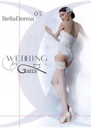 Чулки Gatta BELLA DONNA 03 размер 3-4/M-L, off white (льняной)